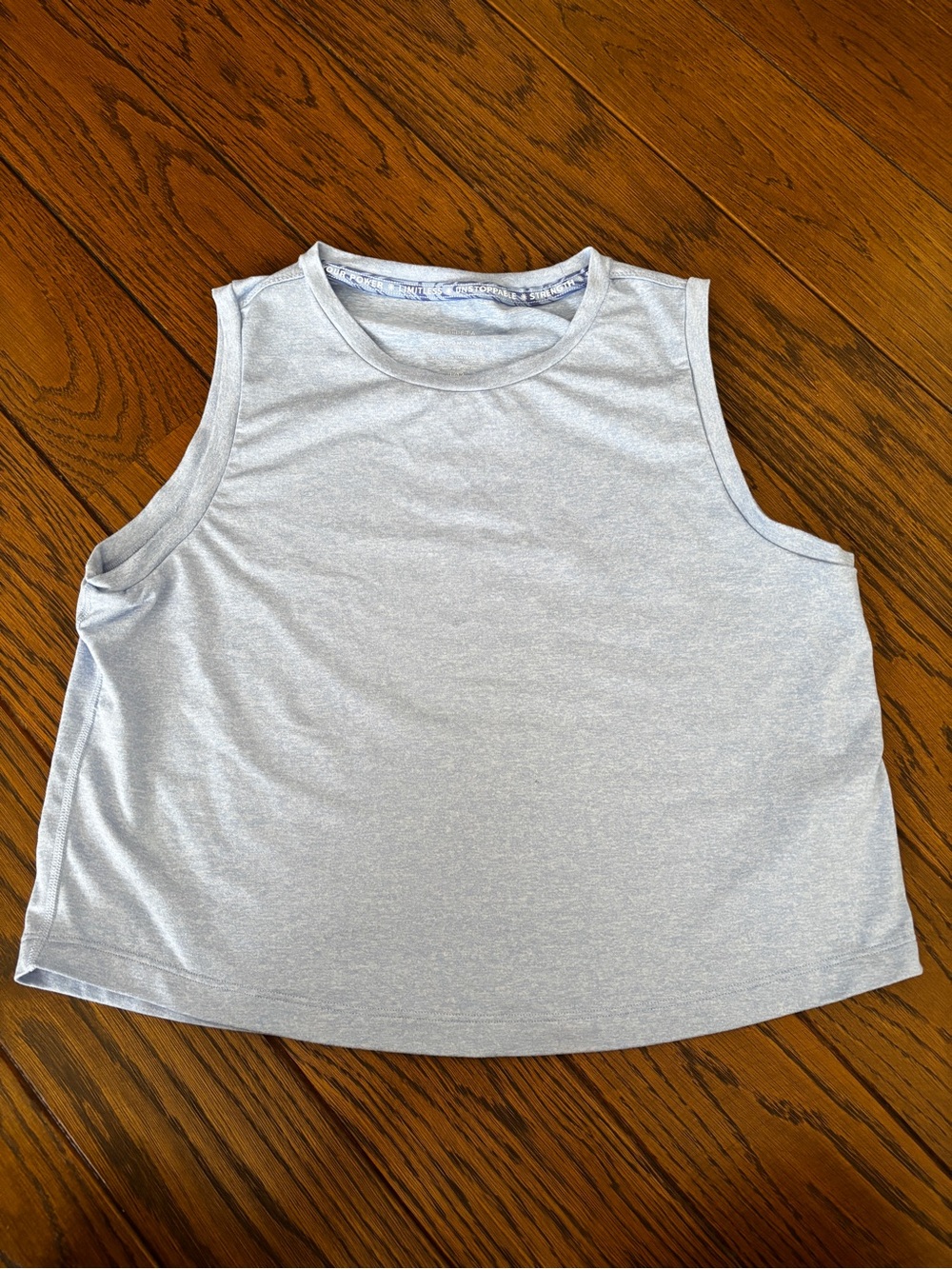 Girls's Light Blue Sleeveless Tank Top